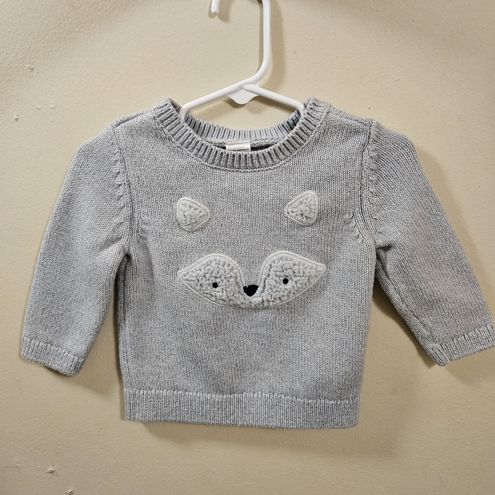 Carter's Light Gray Knit Sweater